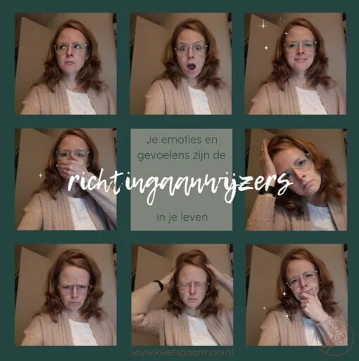Je emoties en gevoelens zijn de richtingaanwijzers in je leven